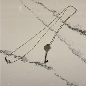 Tiffany’s locket key necklace